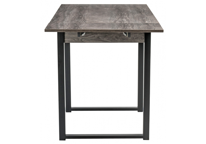 Стол деревянный, Форли дуб рошелье / черный матовый