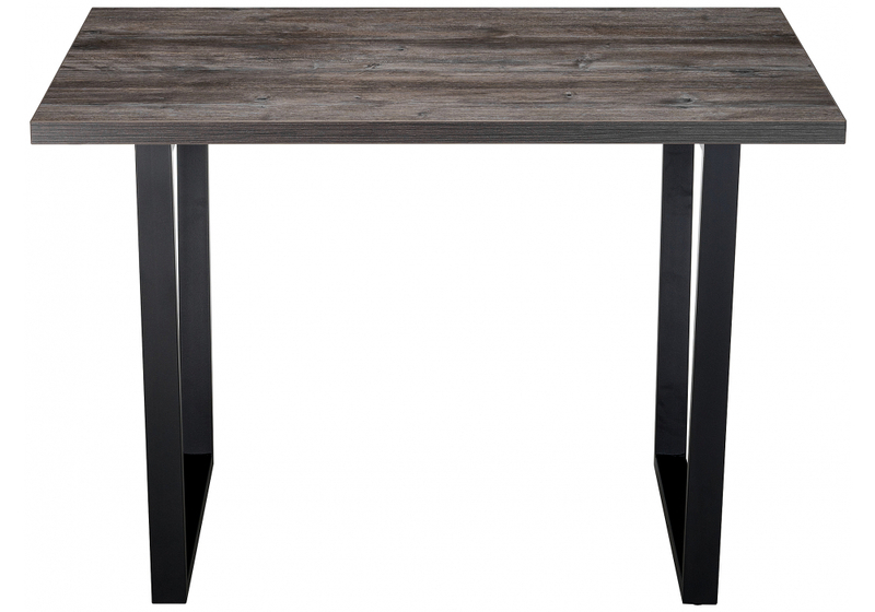 Стол деревянный, Эльпатия 110 дуб рошелье / черный матовый