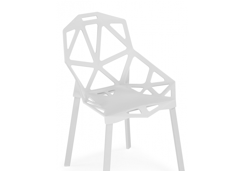 Пластиковый стул, One PC-015 белый