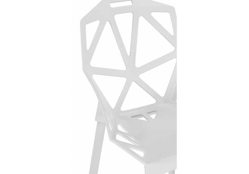 Пластиковый стул, One PC-015 белый