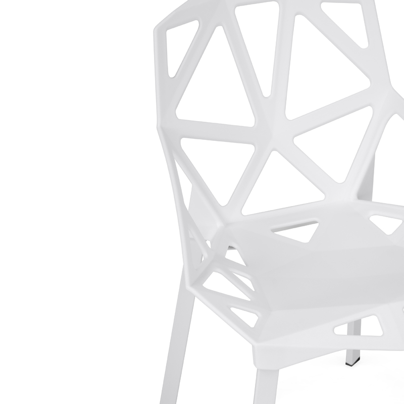 Пластиковый стул, One PC-015 белый