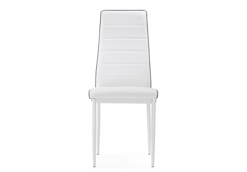 Стул на металлокаркасе, на металлокаркасе DC2-001 white / black