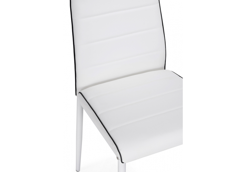 Стул на металлокаркасе, на металлокаркасе DC2-001 white / black