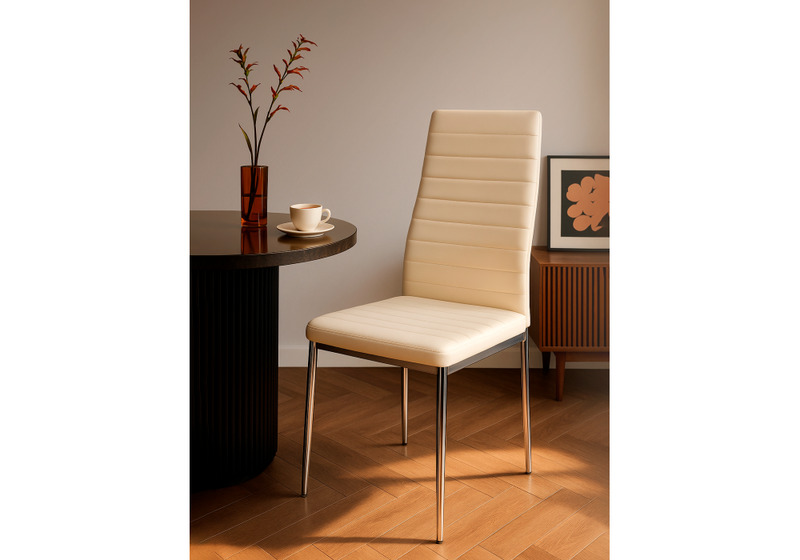 Стул на металлокаркасе, на металлокаркасе DC2-001 beige