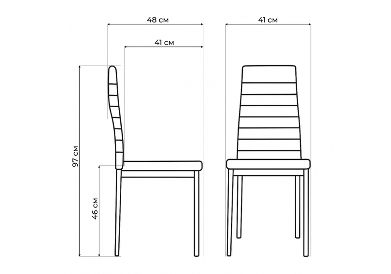 Стул на металлокаркасе, на металлокаркасе DC2-001 beige