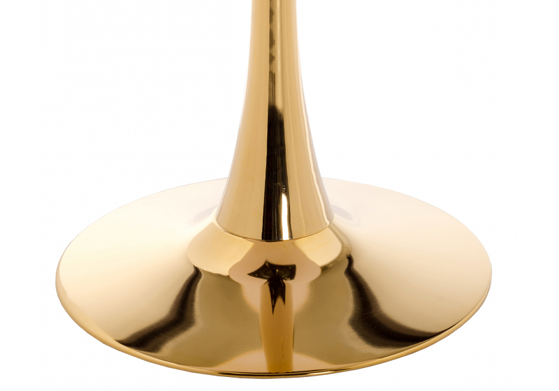 Стол деревянный, Dorian 70x75 бежевый / золотой