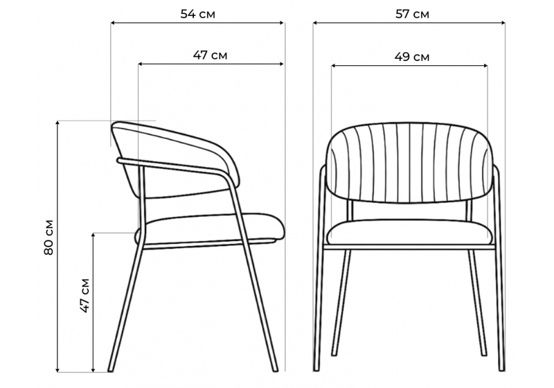 Стул на металлокаркасе, Kamelia зеленый / золото