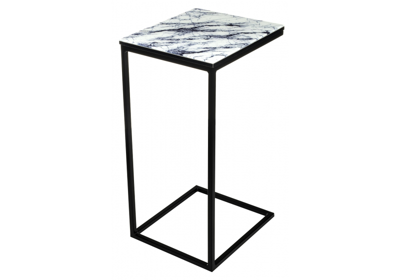 Журнальный стол, Геркулес белый мрамор