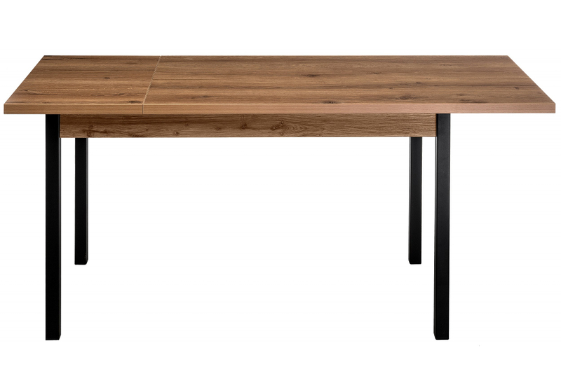 Стол деревянный, Оригон дуб горный / черный матовый