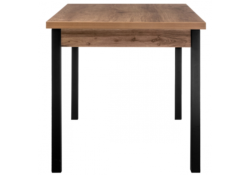 Стол деревянный, Оригон дуб горный / черный матовый