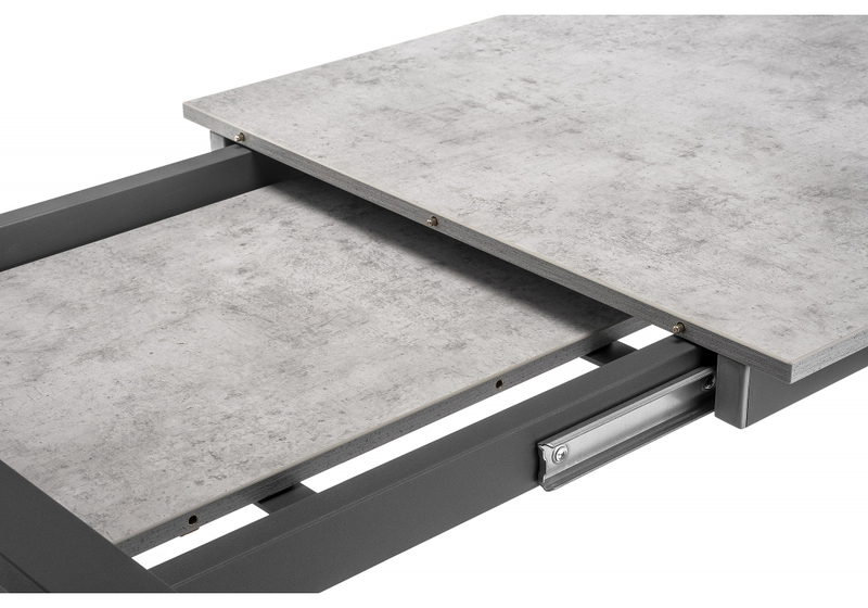 Стол деревянный, Центавр бетон / графит