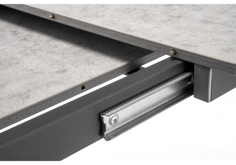 Стол деревянный, Центавр бетон / графит