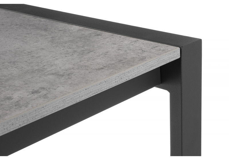 Стол деревянный, Центавр бетон / графит