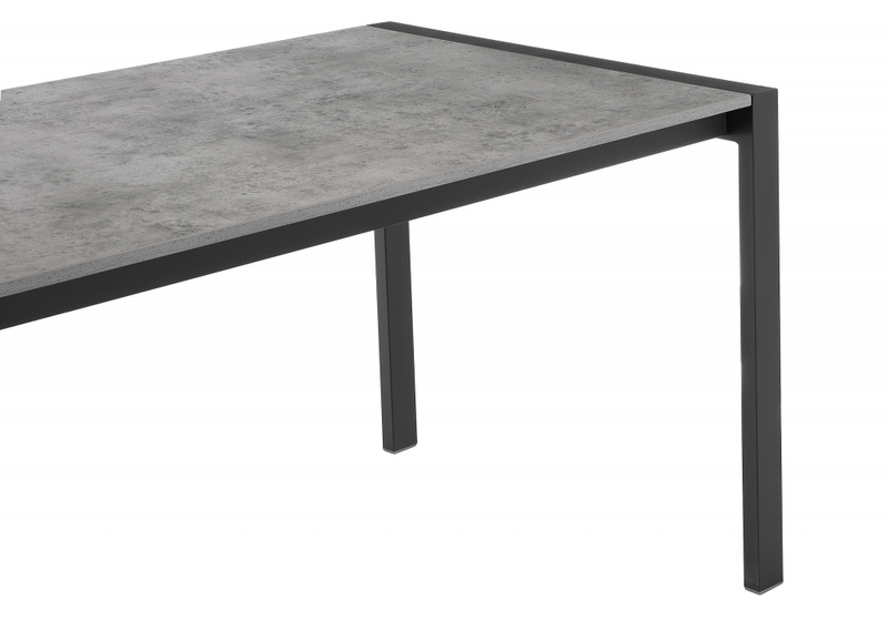Стол деревянный, Центавр бетон / графит