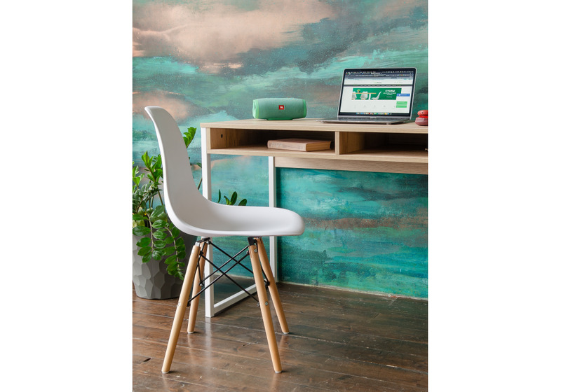 Пластиковый стул, Eames PC-015 белый