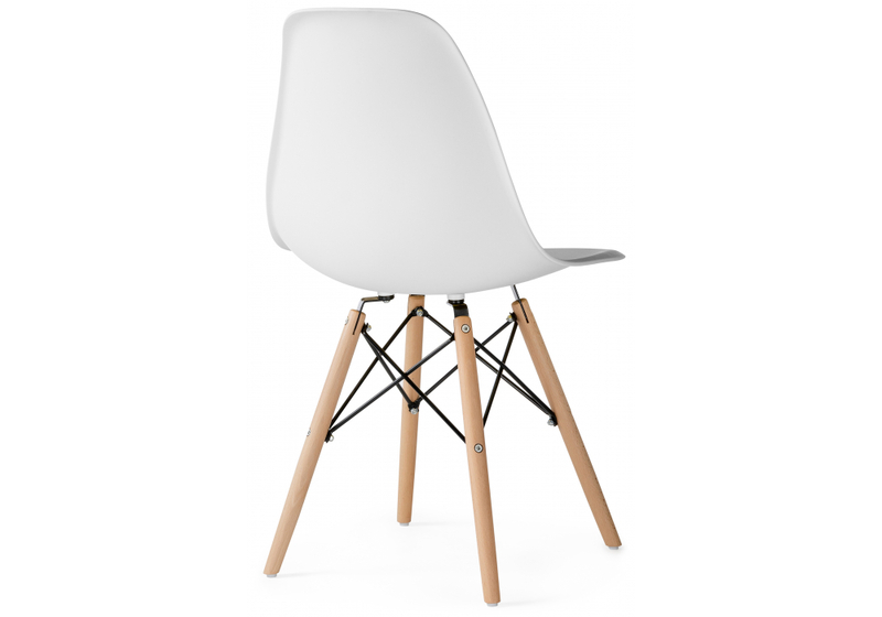 Пластиковый стул, Eames PC-015 белый