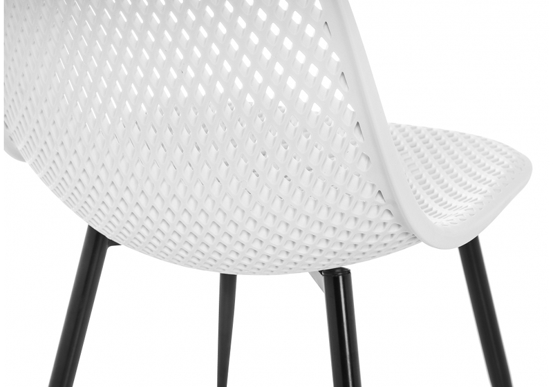 Стул на металлокаркасе, на металлокаркасе Vero белый