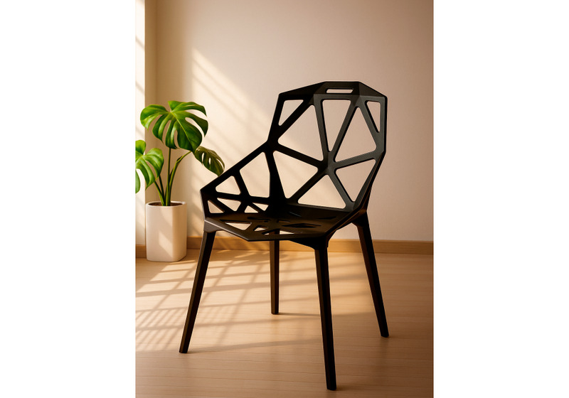 Пластиковый стул, One PC-015 черный