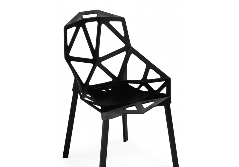Пластиковый стул, One PC-015 черный