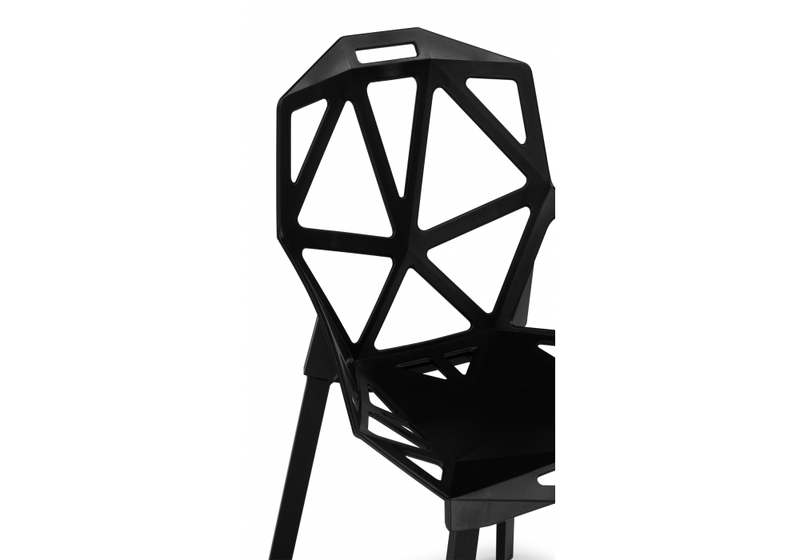 Пластиковый стул, One PC-015 черный