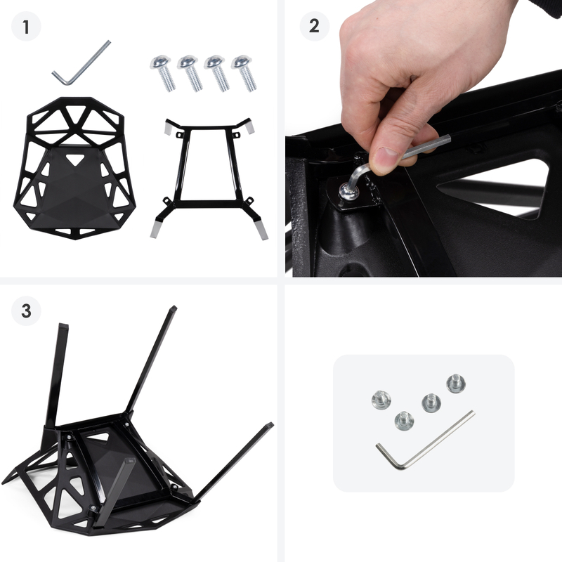 Пластиковый стул, One PC-015 черный