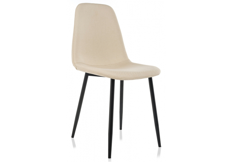 Стул на металлокаркасе, Lilu светло-бежевый