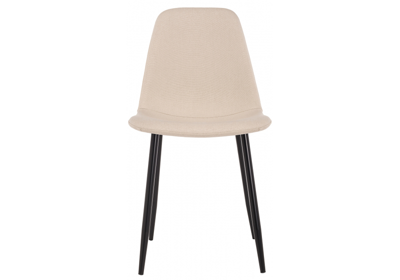 Стул на металлокаркасе, Lilu светло-бежевый