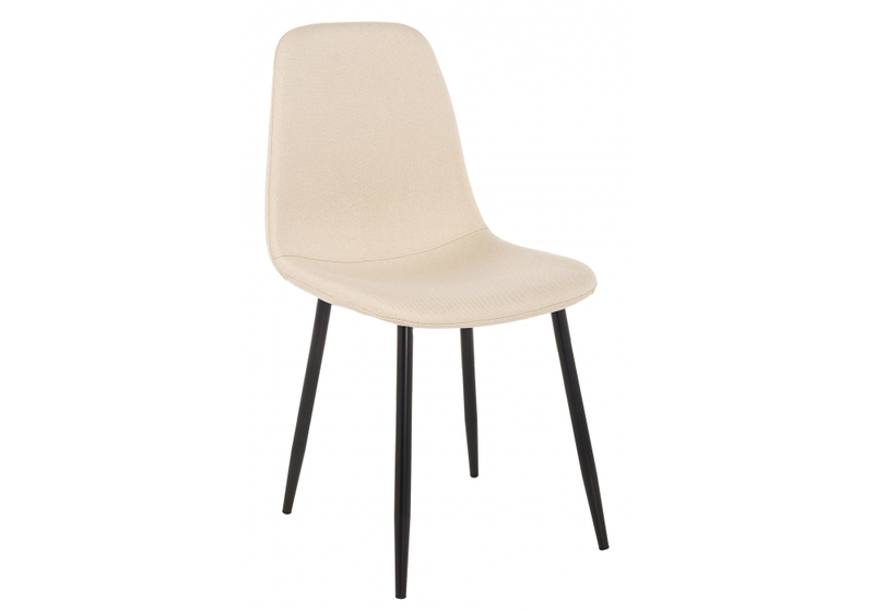 Стул на металлокаркасе, Lilu светло-бежевый