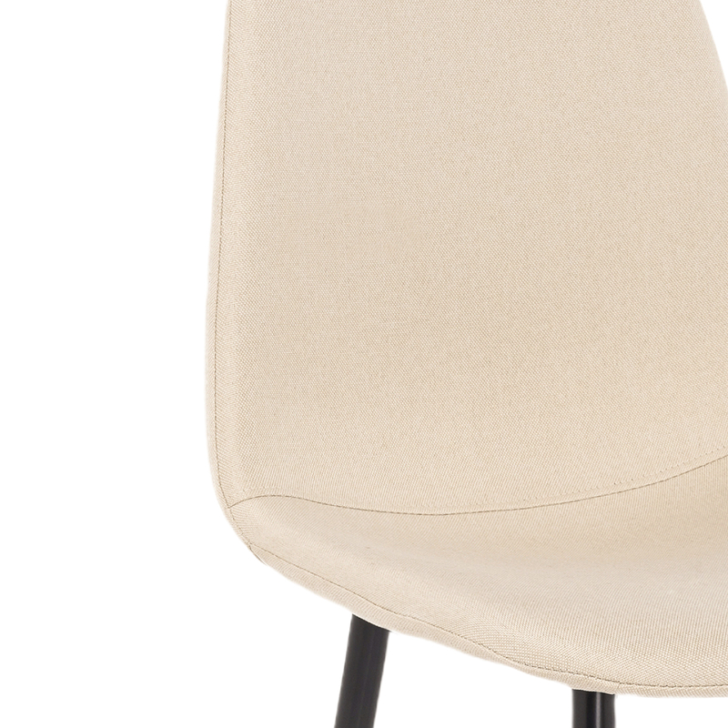 Стул на металлокаркасе, Lilu светло-бежевый