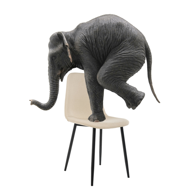 Стул на металлокаркасе, Lilu светло-бежевый