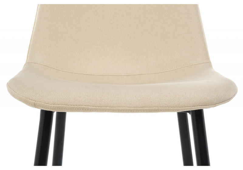 Стул на металлокаркасе, Lilu светло-бежевый