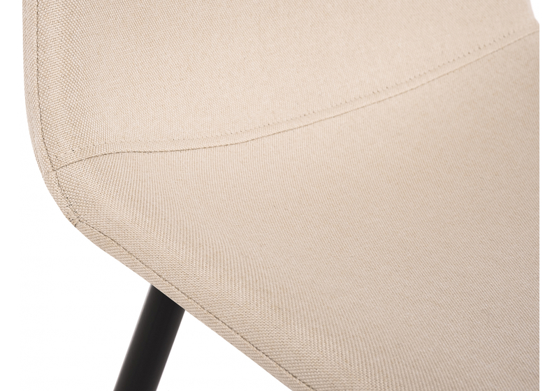 Стул на металлокаркасе, Lilu светло-бежевый