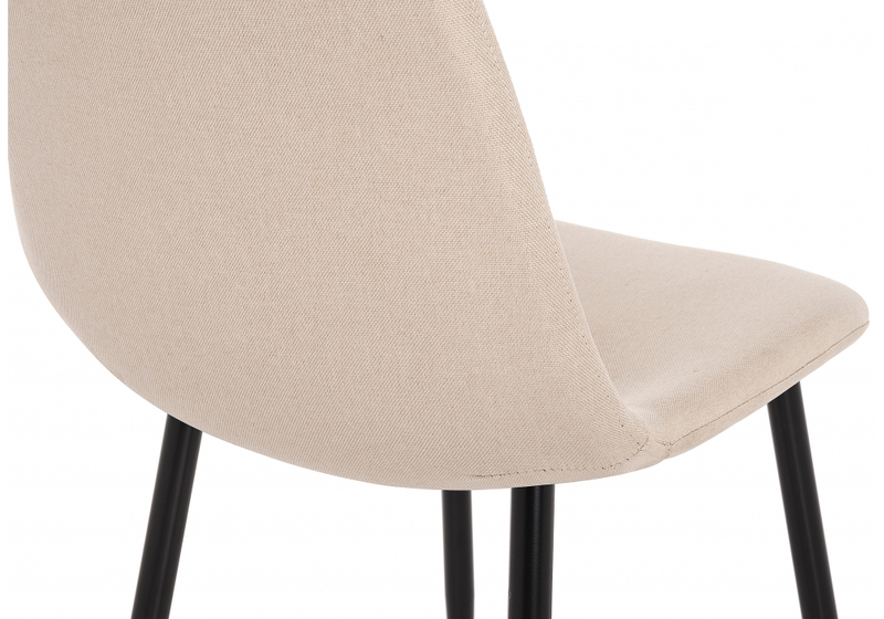 Стул на металлокаркасе, Lilu светло-бежевый