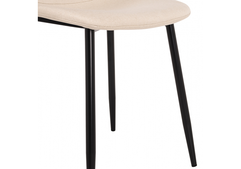 Стул на металлокаркасе, Lilu светло-бежевый