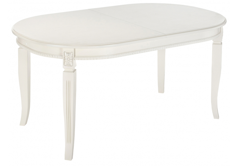 Стол деревянный, Aviano молочный без патины