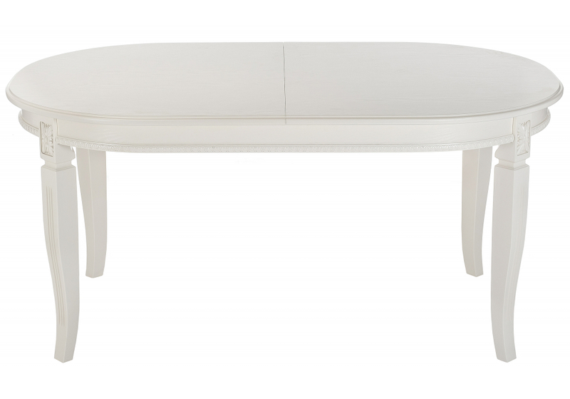 Стол деревянный, Aviano молочный без патины