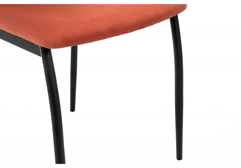 Стул на металлокаркасе, Tod red / black