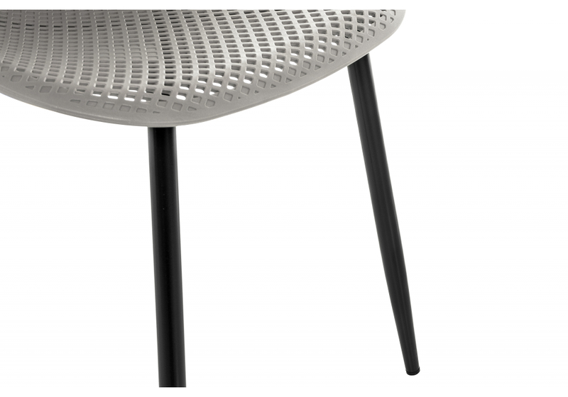 Стул на металлокаркасе, Vero серый