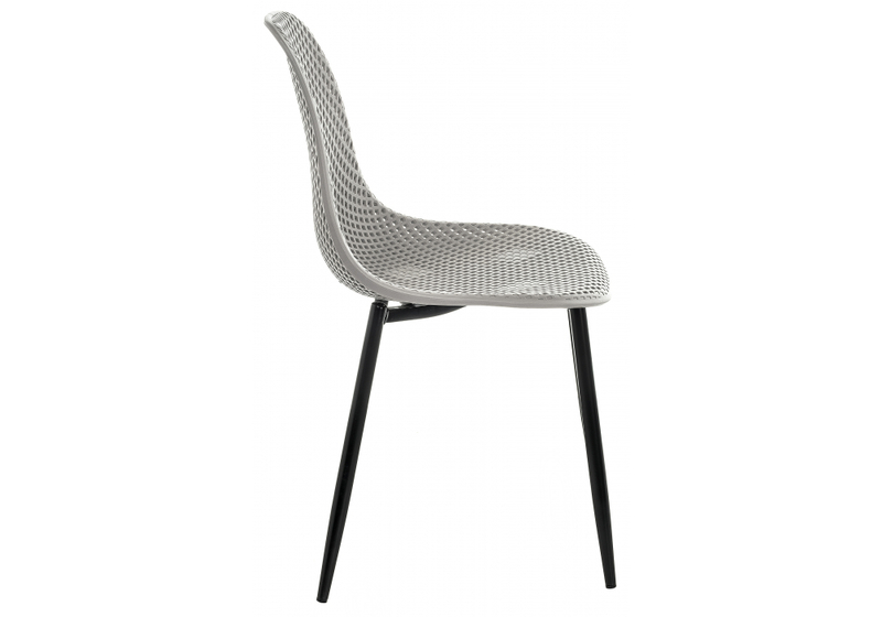 Стул на металлокаркасе, Vero серый