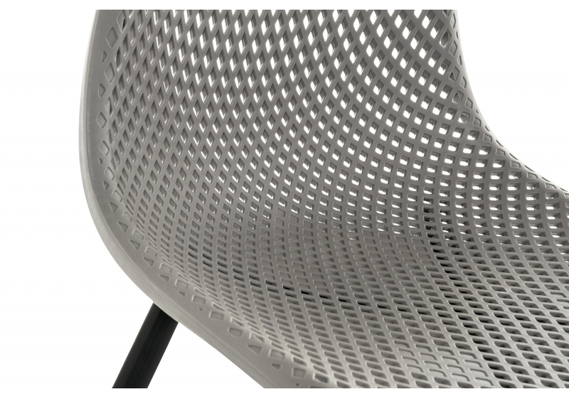 Стул на металлокаркасе, Vero серый