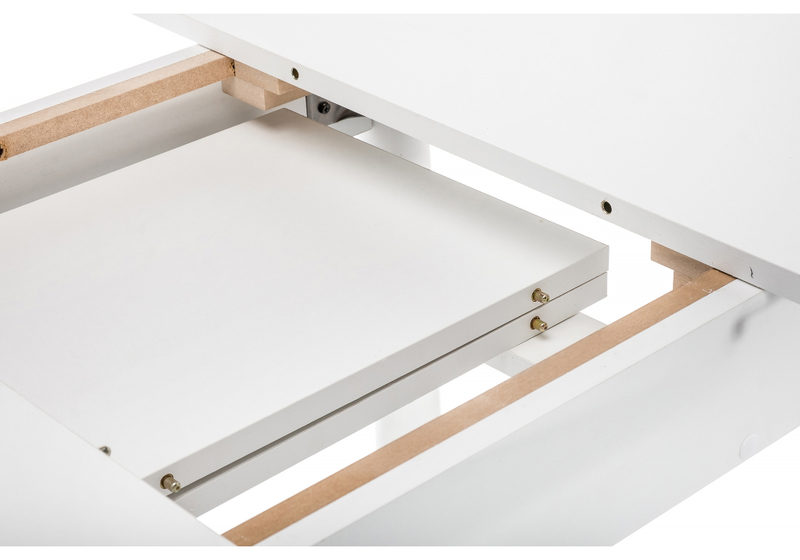 Стол деревянный, Аттер белый