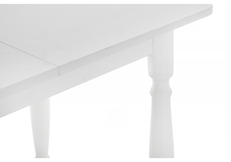 Стол деревянный, Риттен белый