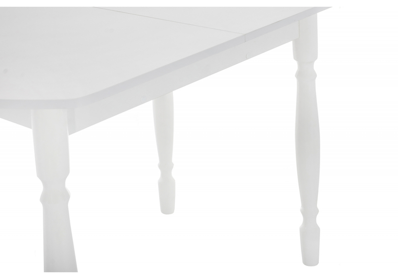 Стол деревянный, Риттен белый