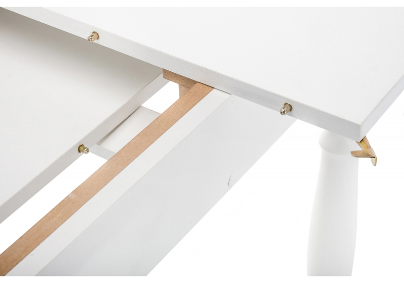 Стол деревянный, Риттен белый