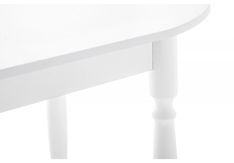 Стол деревянный, Леттере белый