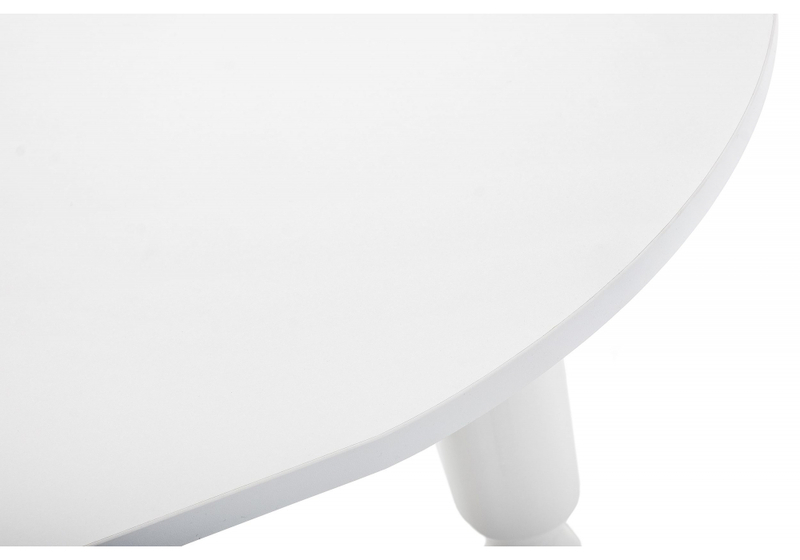 Стол деревянный, Леттере белый