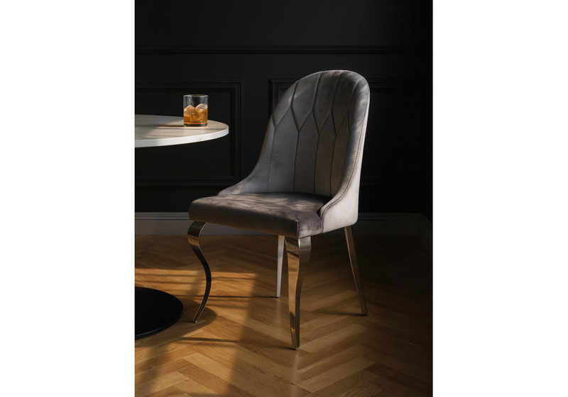 Стул на металлокаркасе, Gustav серый