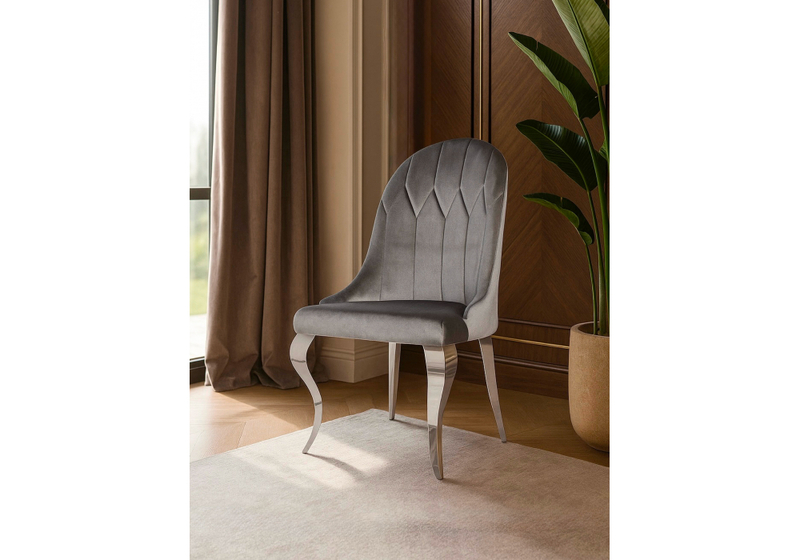 Стул на металлокаркасе, Gustav серый