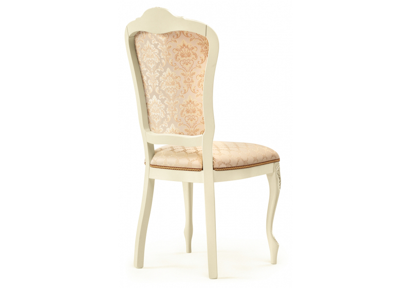 Стул деревянный, Руджеро патина золото / бежевый комби