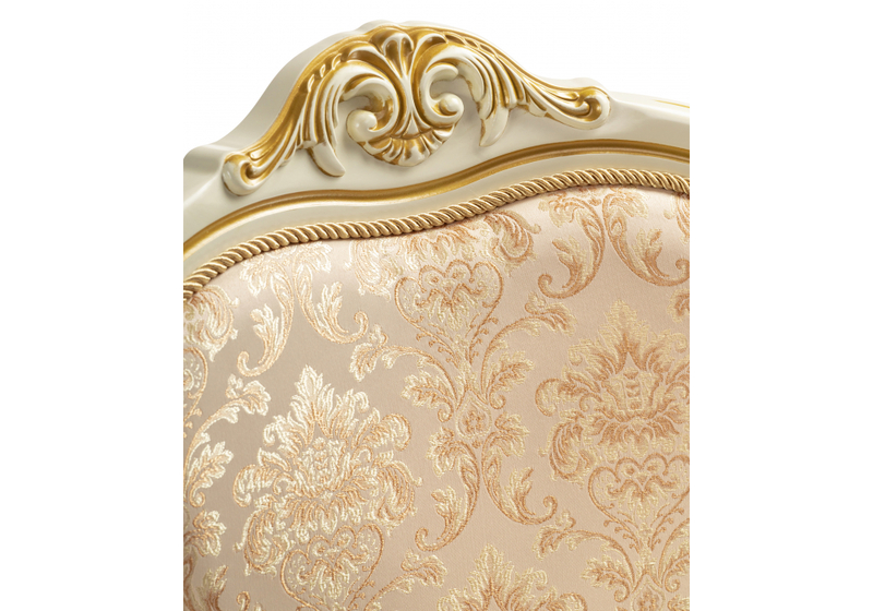 Стул деревянный, Руджеро патина золото / бежевый